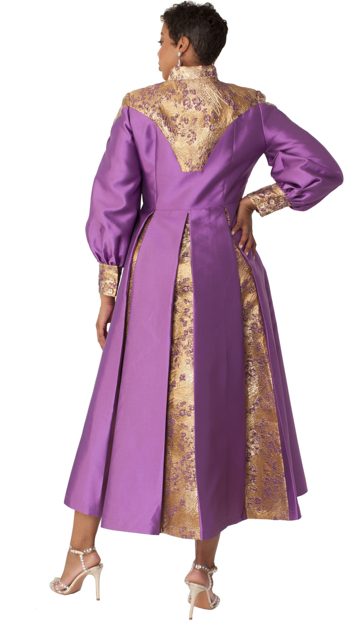 Elegant Women's Clergy Robe with Bishop Sleeves- 4851