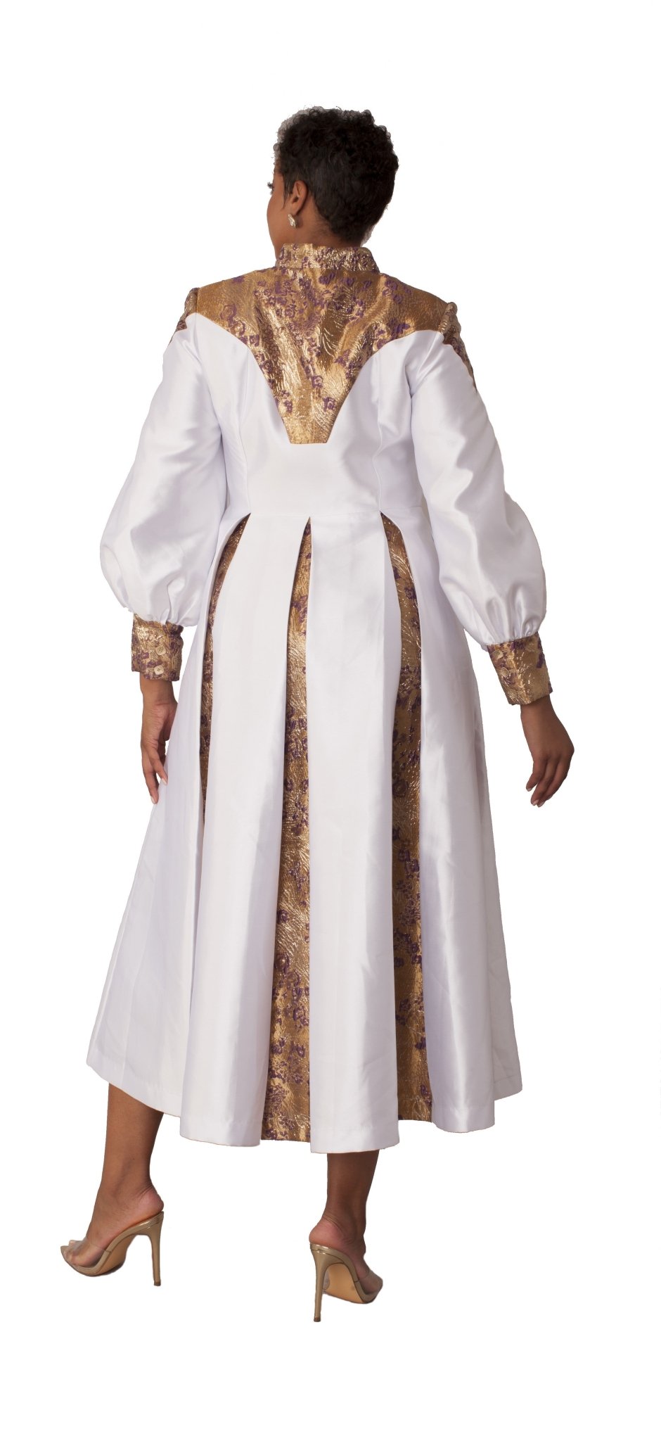 Elegant Women's Clergy Robe with Bishop Sleeves - 4851 - Especially Yours
