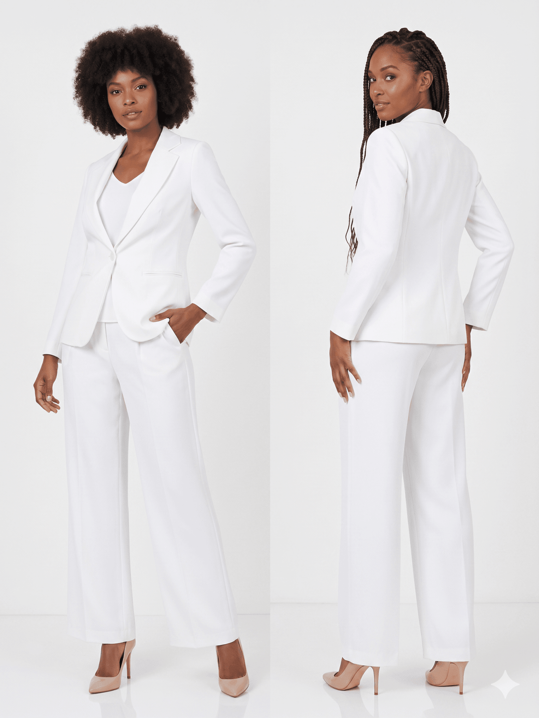 4pc Suit Set - Jkt, Cami, Skirt, Pants-Plus - Especially Yours