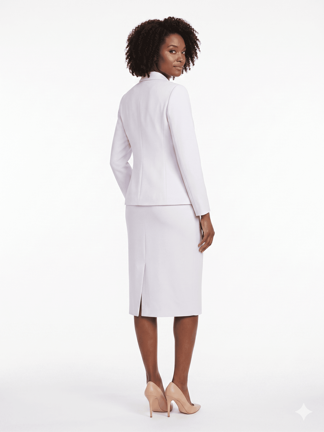 4pc Suit Set - Jkt, Cami, Skirt, Pants-Plus - Especially Yours