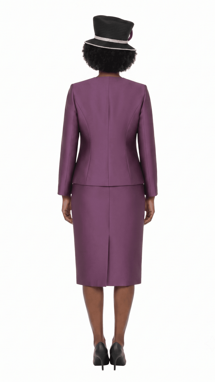 Embellished Lace & Silky Twill 3pc Skirt Suit - Especially Yours