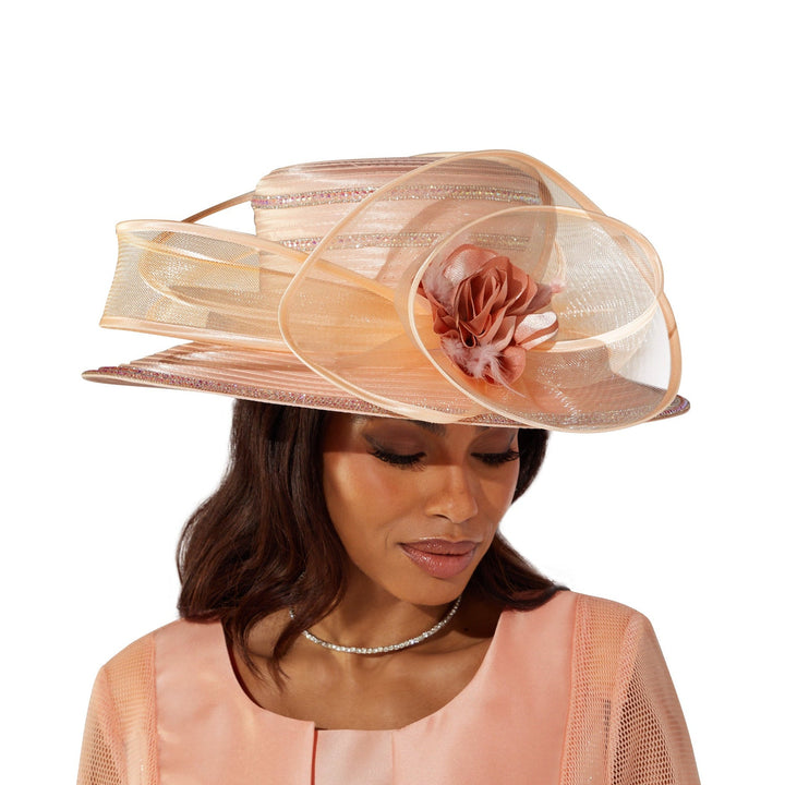 Flower & Mesh Church Hat by EY Boutique - Especially Yours