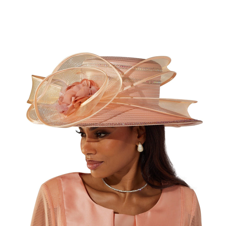 Flower & Mesh Church Hat by EY Boutique - Especially Yours