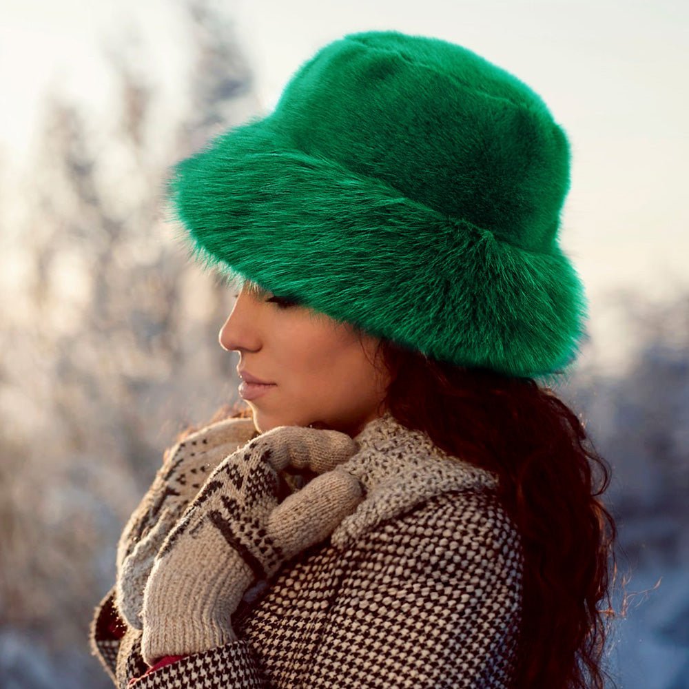 Faux Fur Russian Style Plush Bucket Hat - Especially Yours