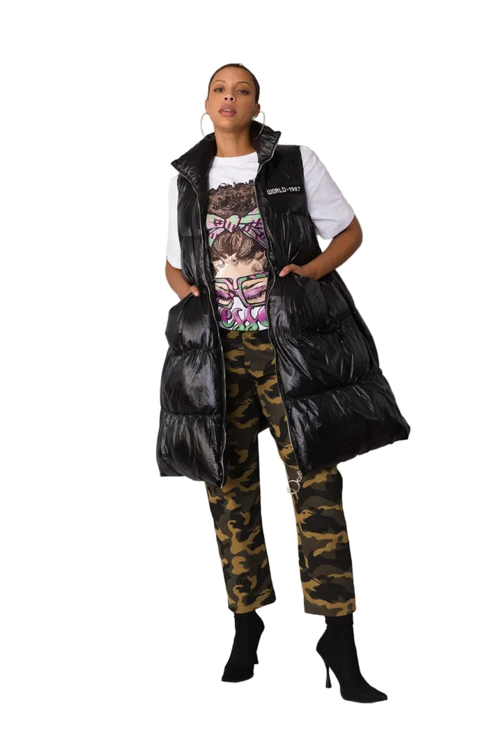 Tiered Puffer Vest - 81585