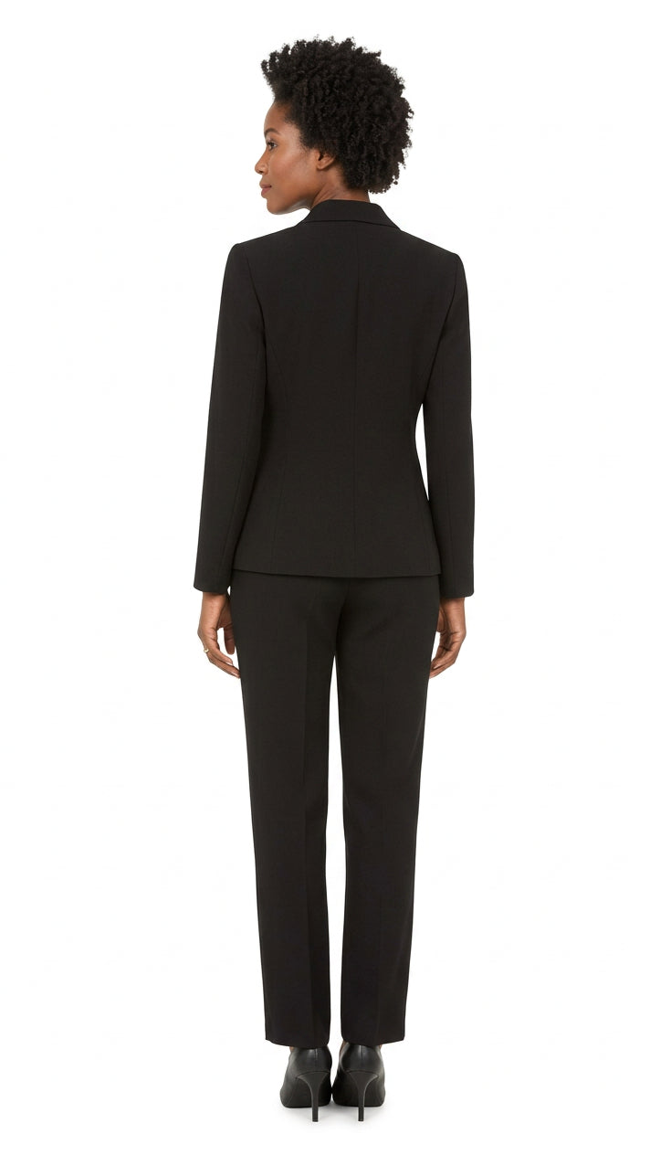 Classic Notch Collar Single Breasted Blazer