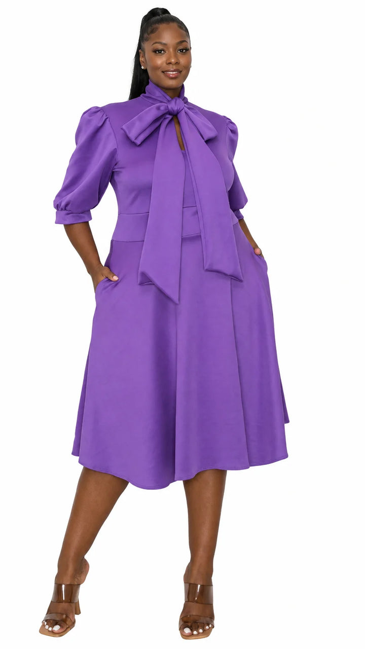 Carina Donna Flare Dress w/ Pockets