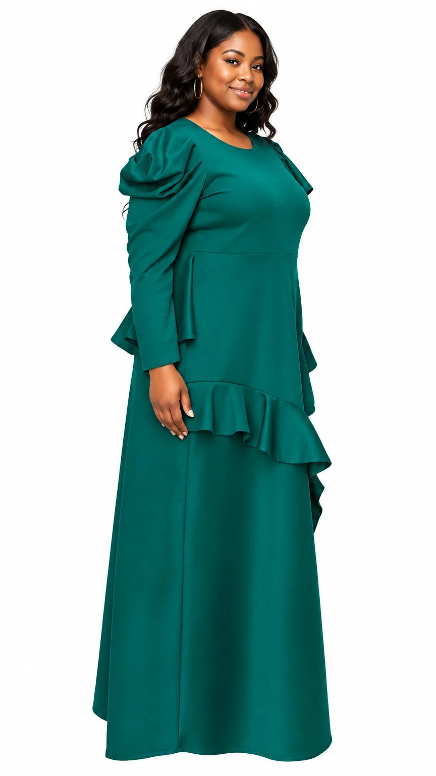 Vivienne Ruffled Maxi Dress
