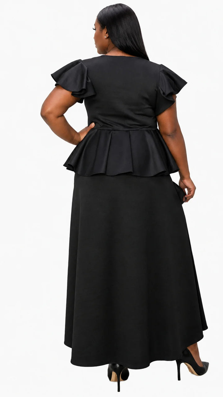 Vivienne Ruffled Maxi Dress