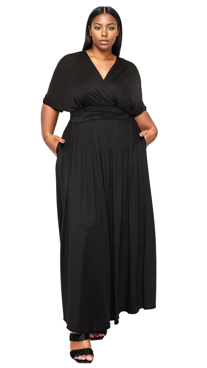 Raffi Empire Waist Pocket Maxi Dress