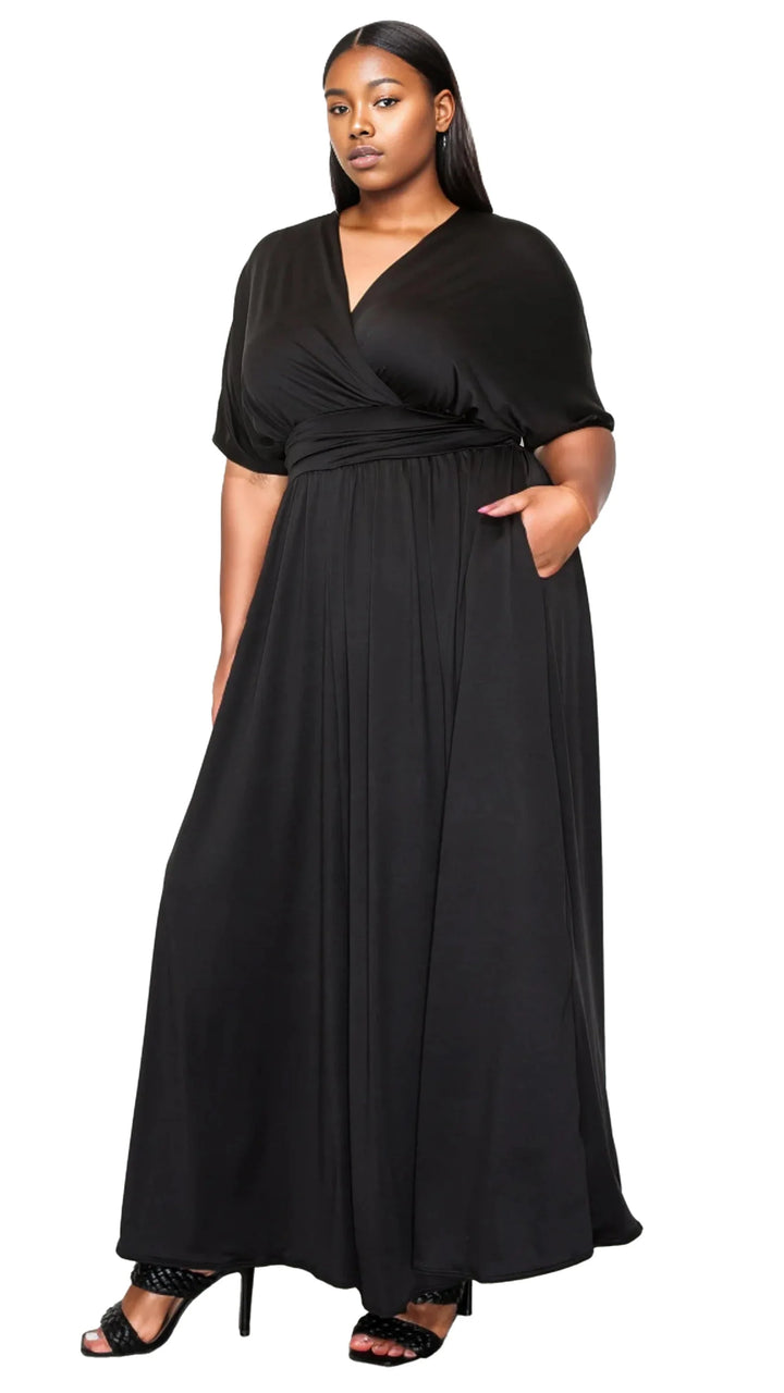 Raffi Empire Waist Pocket Maxi Dress