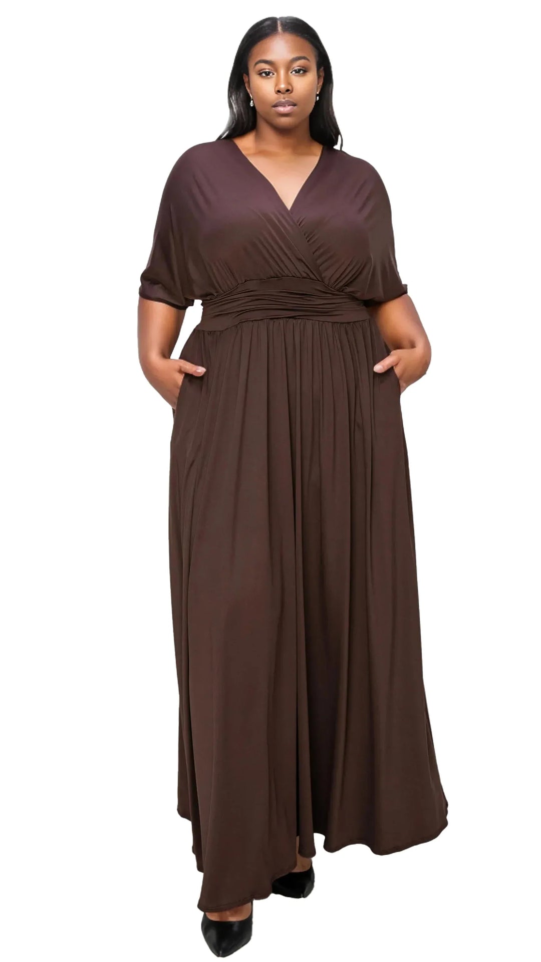 Raffi Empire Waist Pocket Maxi Dress