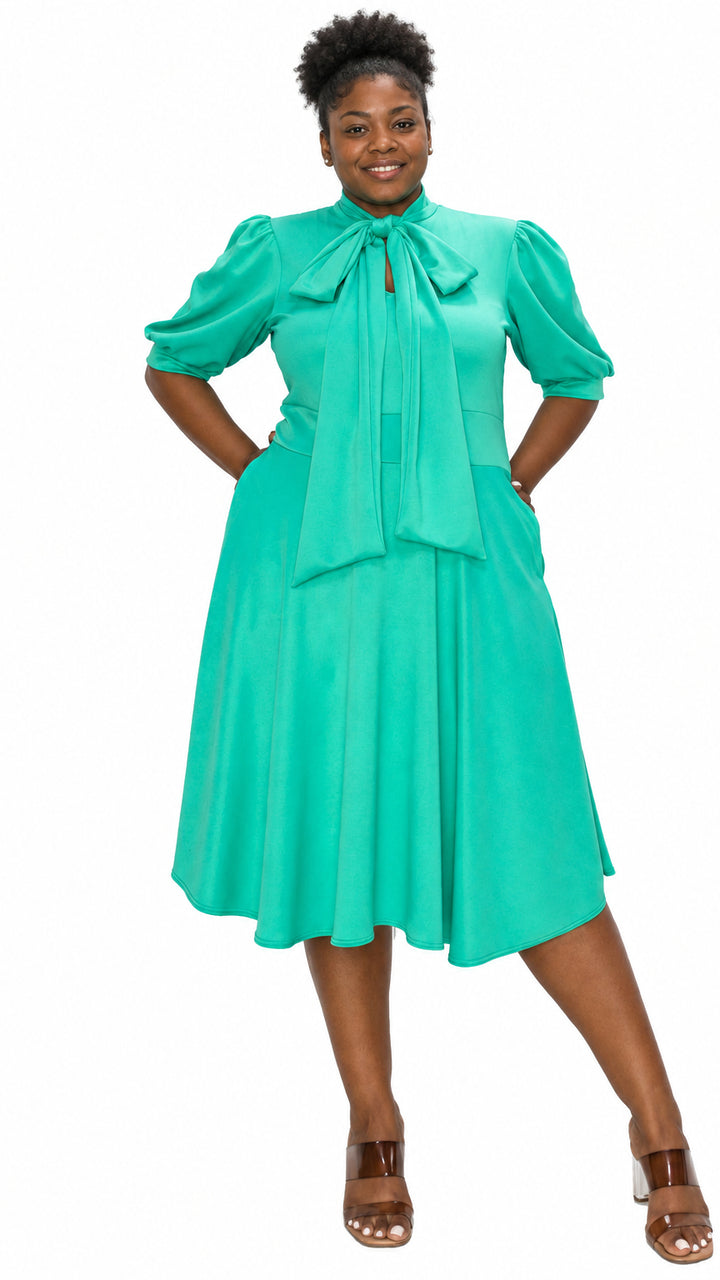 Carina Donna Flare Dress w/ Pockets