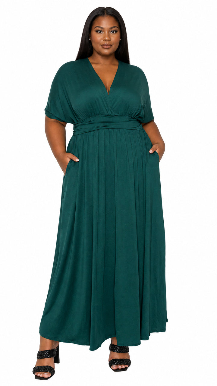 Raffi Empire Waist Pocket Maxi Dress