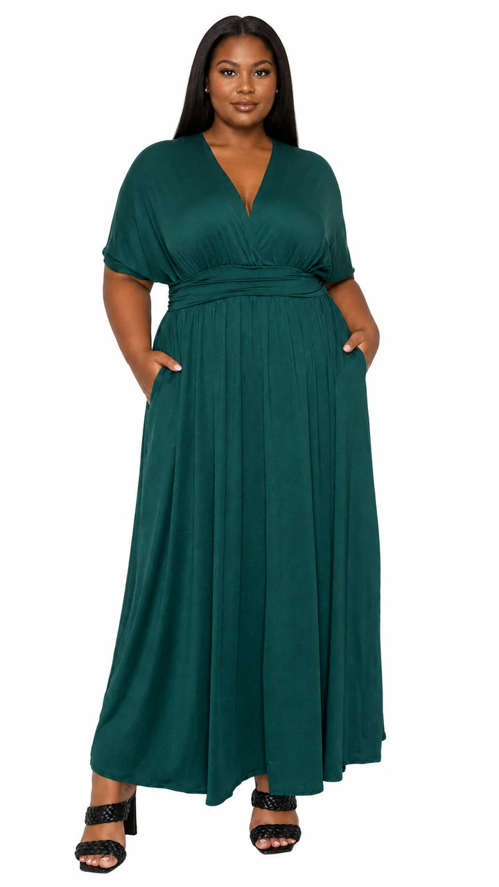 Raffi Empire Waist Pocket Maxi Dress