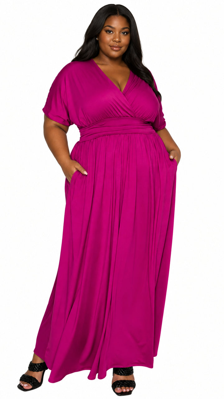 Raffi Empire Waist Pocket Maxi Dress