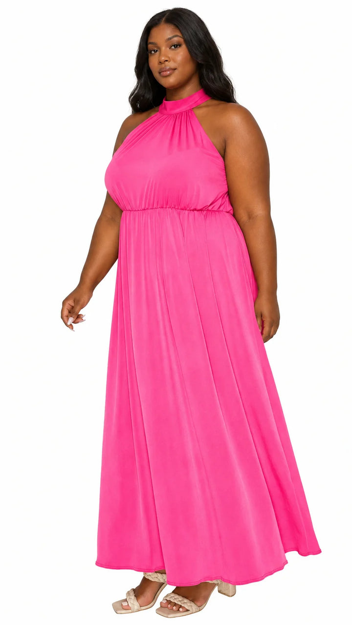 Cassia Halter Neck Dress