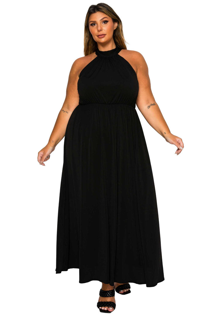 Cassia Halter Neck Dress