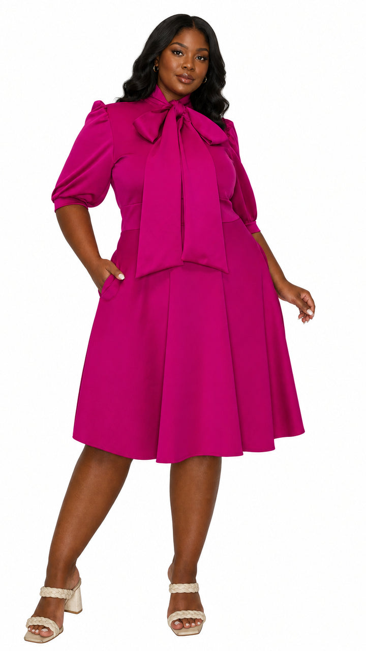 Carina Donna Flare Dress w/ Pockets