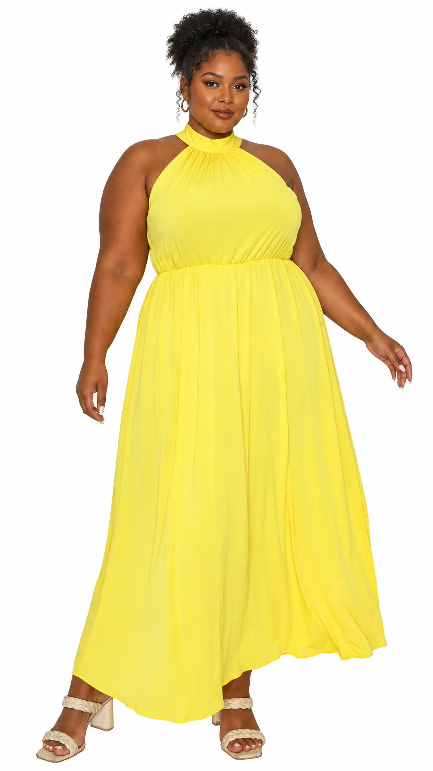 Cassia Halter Neck Dress