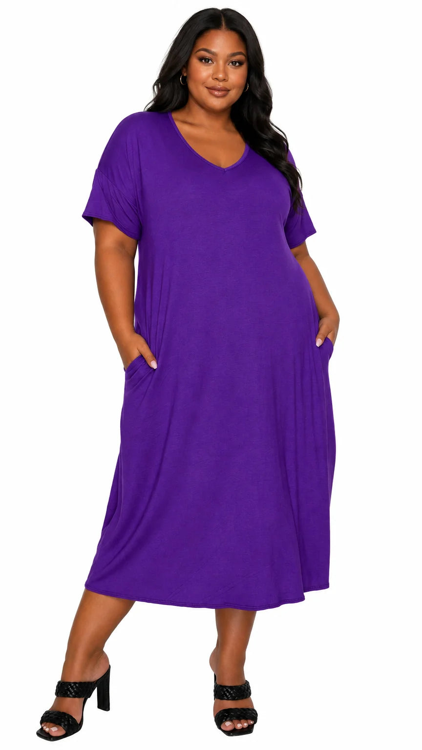 Olivia Pocket Midi Dress