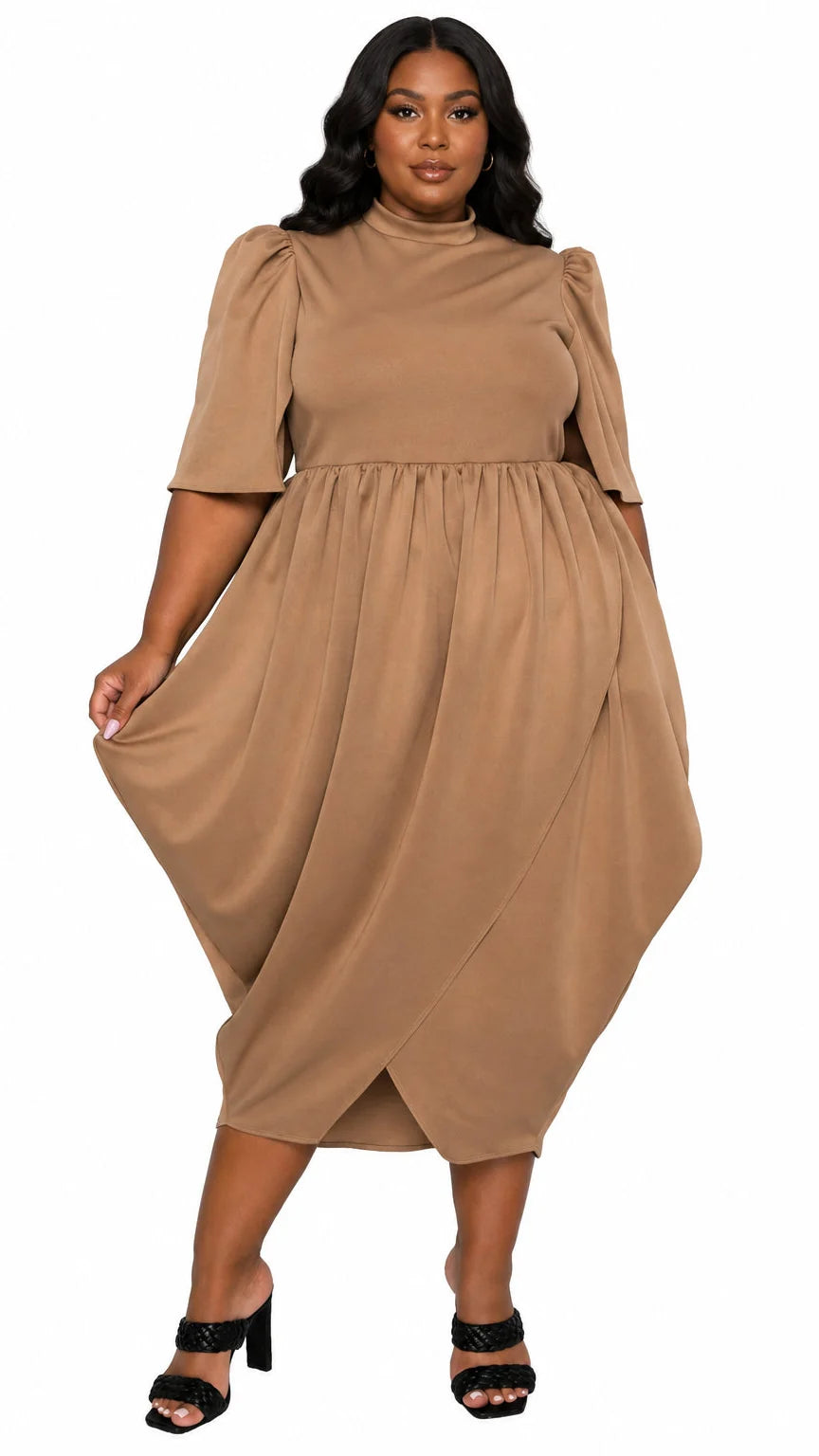 Aesira Tulip Hem Pocket Dress