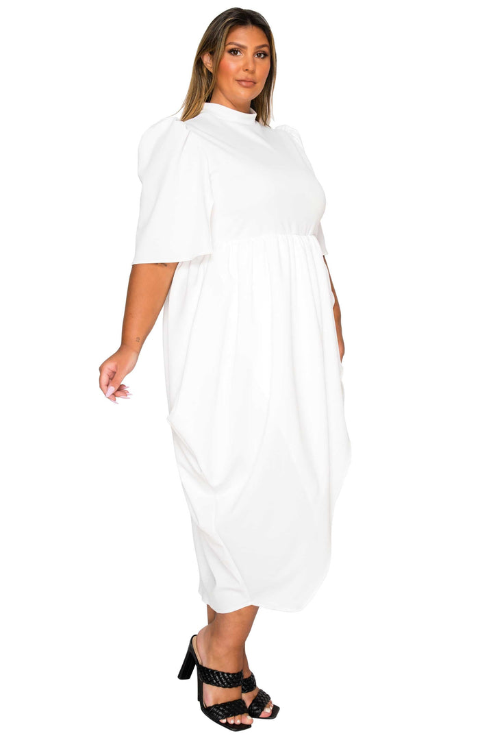 Aesira Tulip Hem Pocket Dress