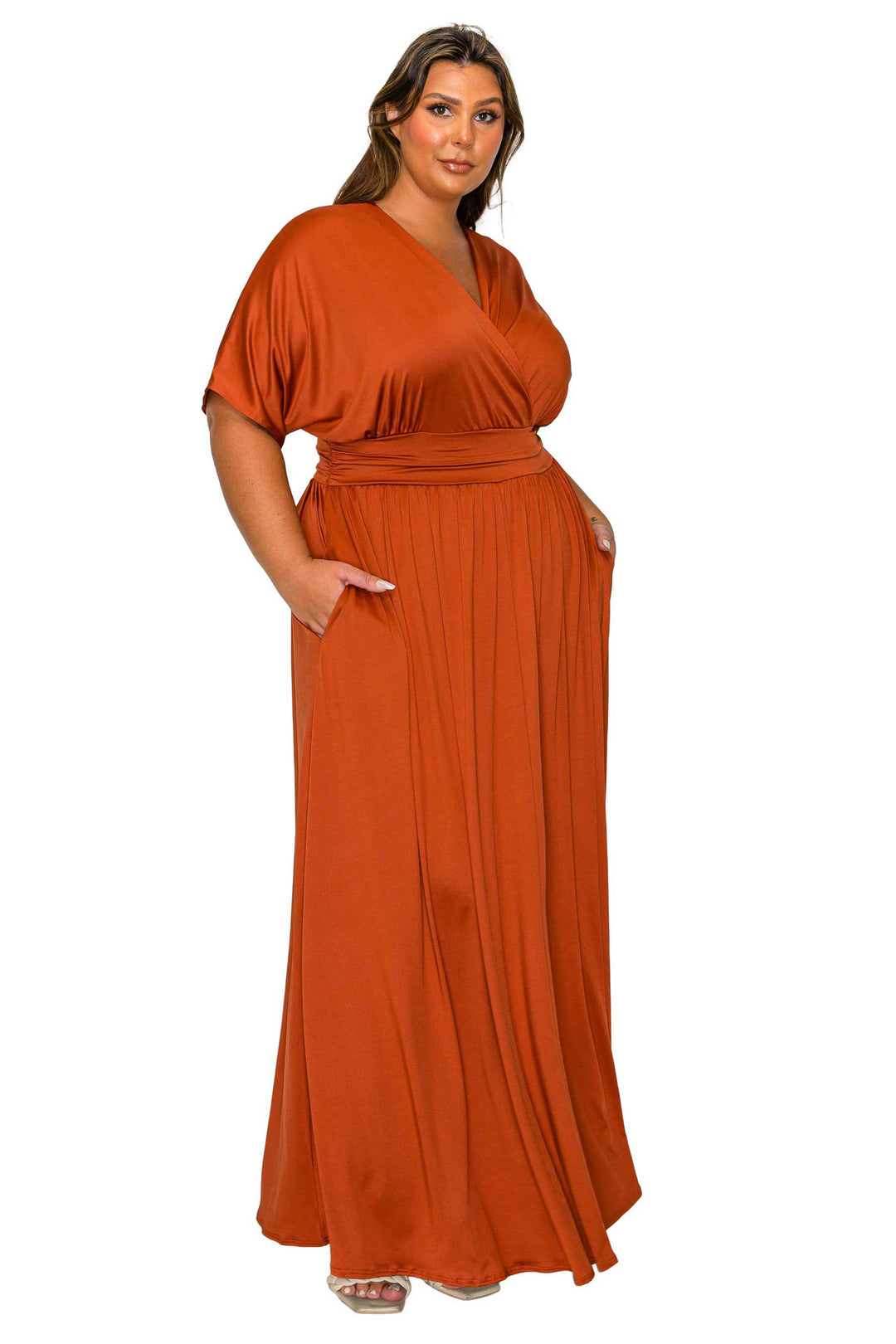 Raffi Empire Waist Pocket Maxi Dress