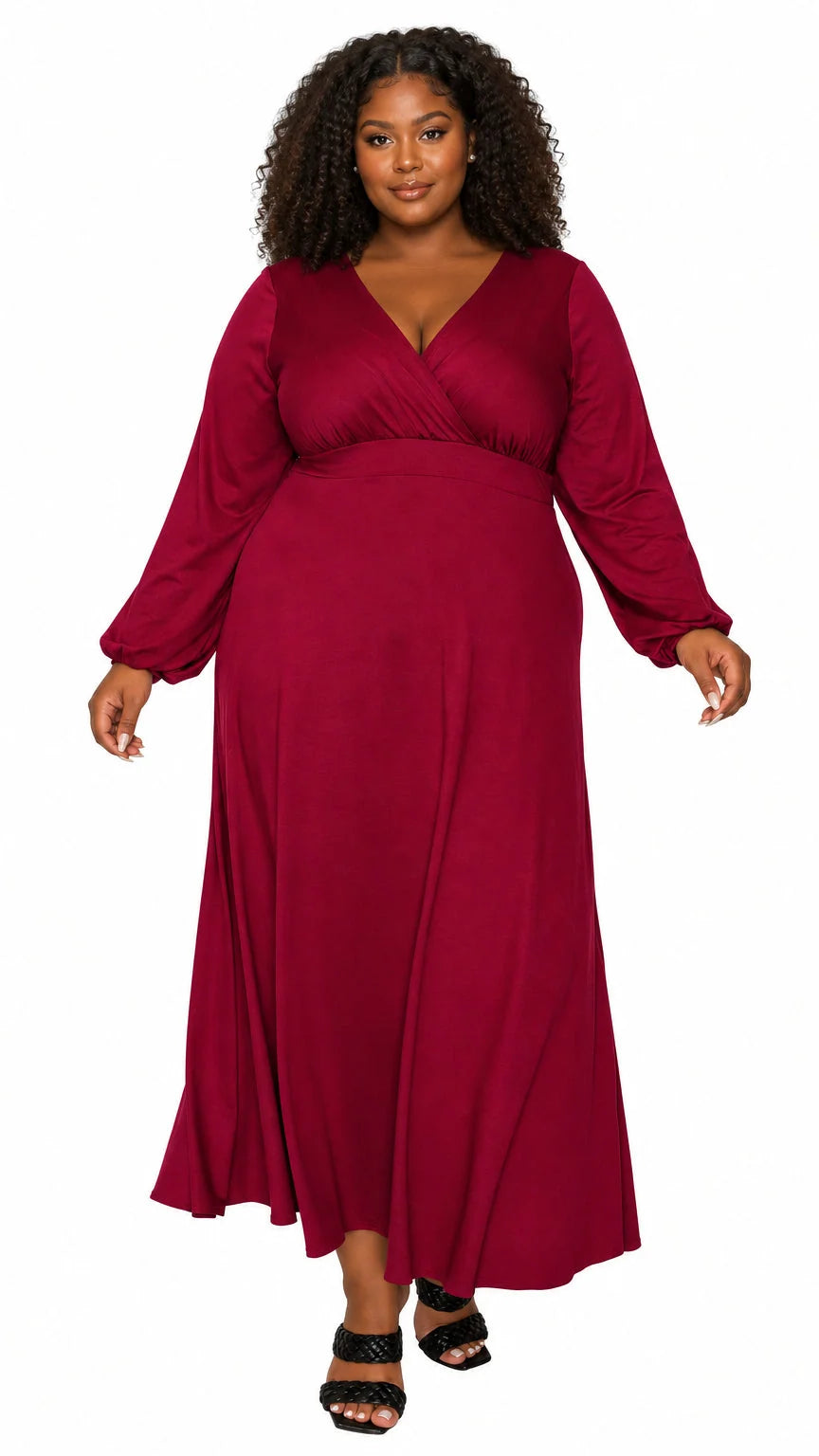 Sophia Surplice Dress