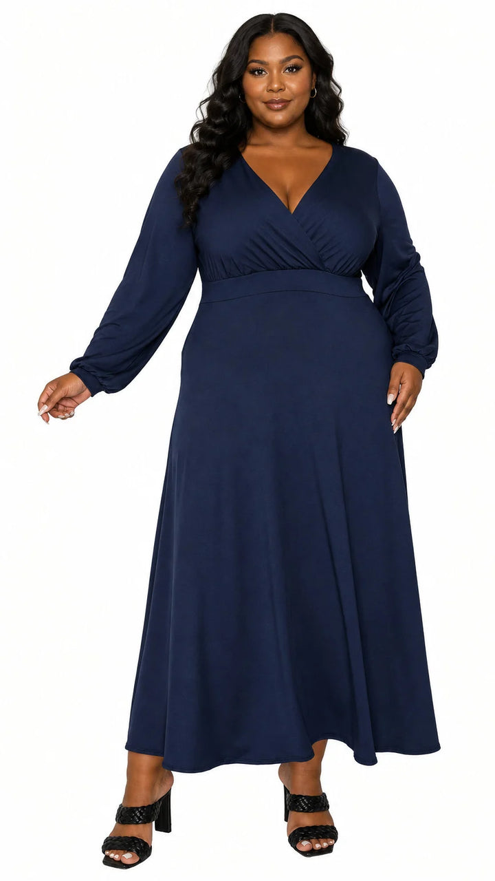 Sophia Surplice Dress