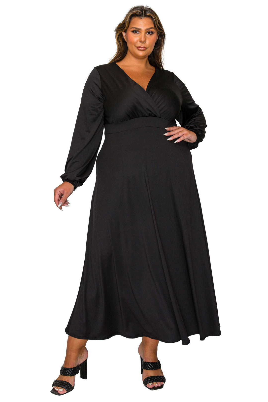 Sophia Surplice Dress