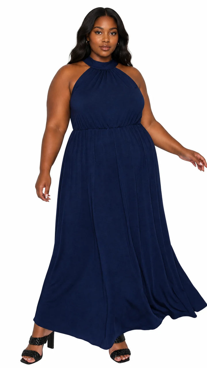 Cassia Halter Neck Dress