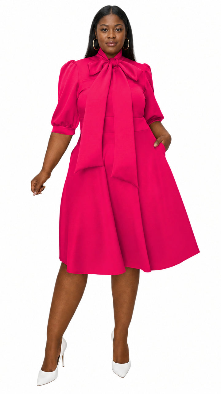 Carina Donna Flare Dress w/ Pockets