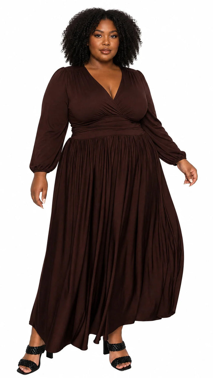 Solene Empire Waist Dress