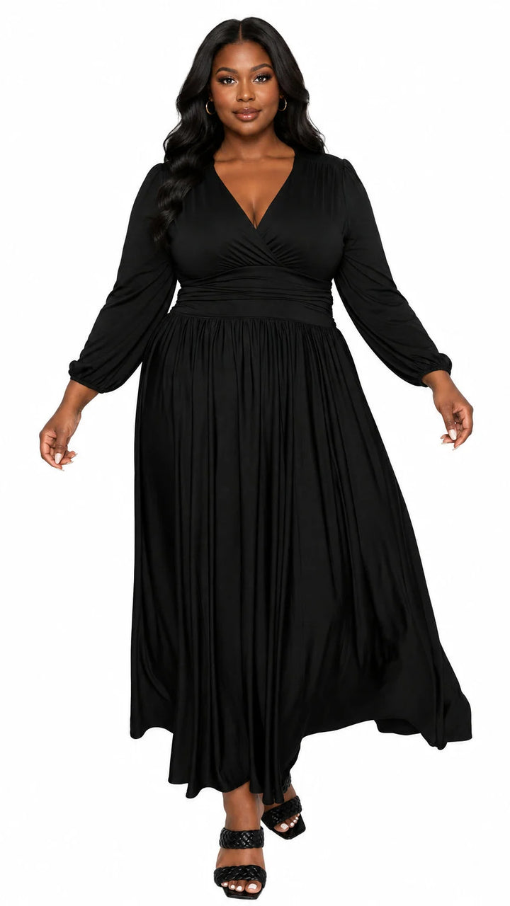 Solene Empire Waist Dress