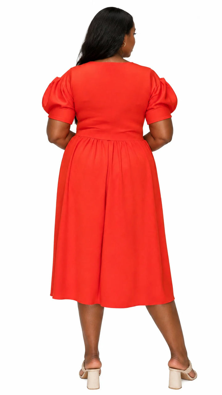 Rosie Florette Sleeve Midi Dress
