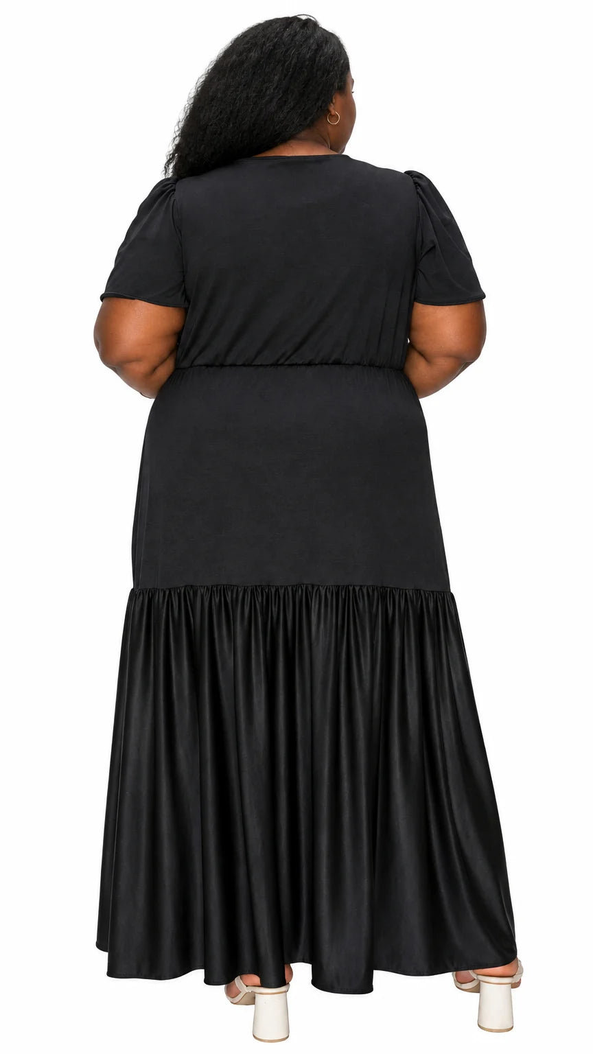 Violetta Tiered Surplice Dress