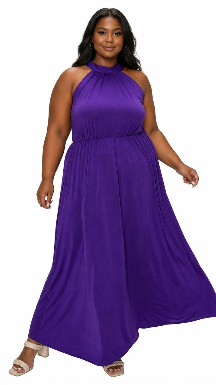 Cassia Halter Neck Dress