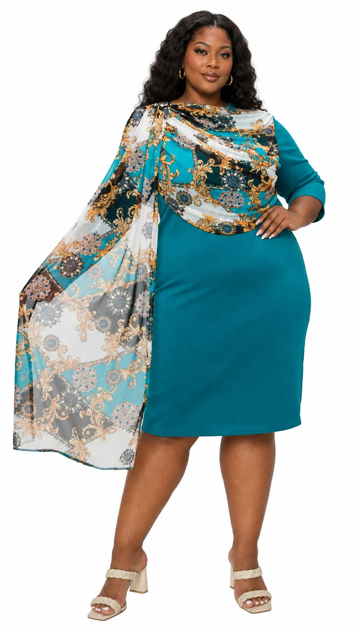 Gia Cape Dress