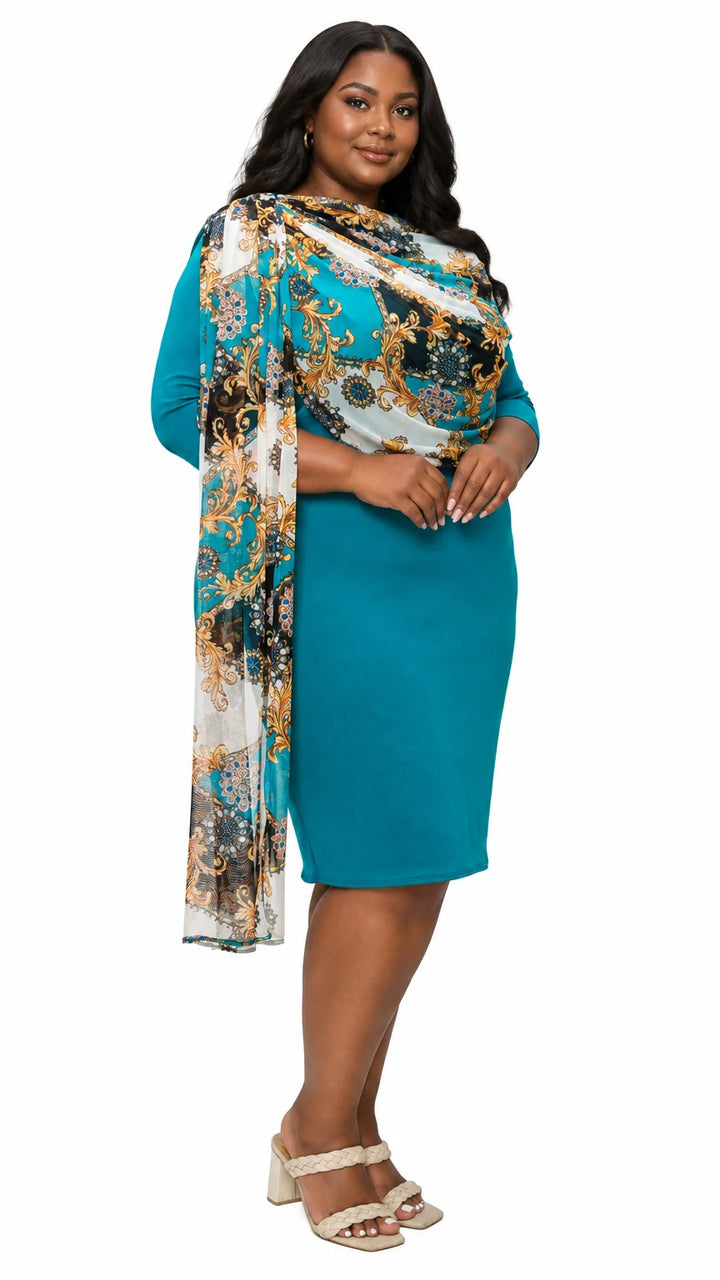 Gia Cape Dress
