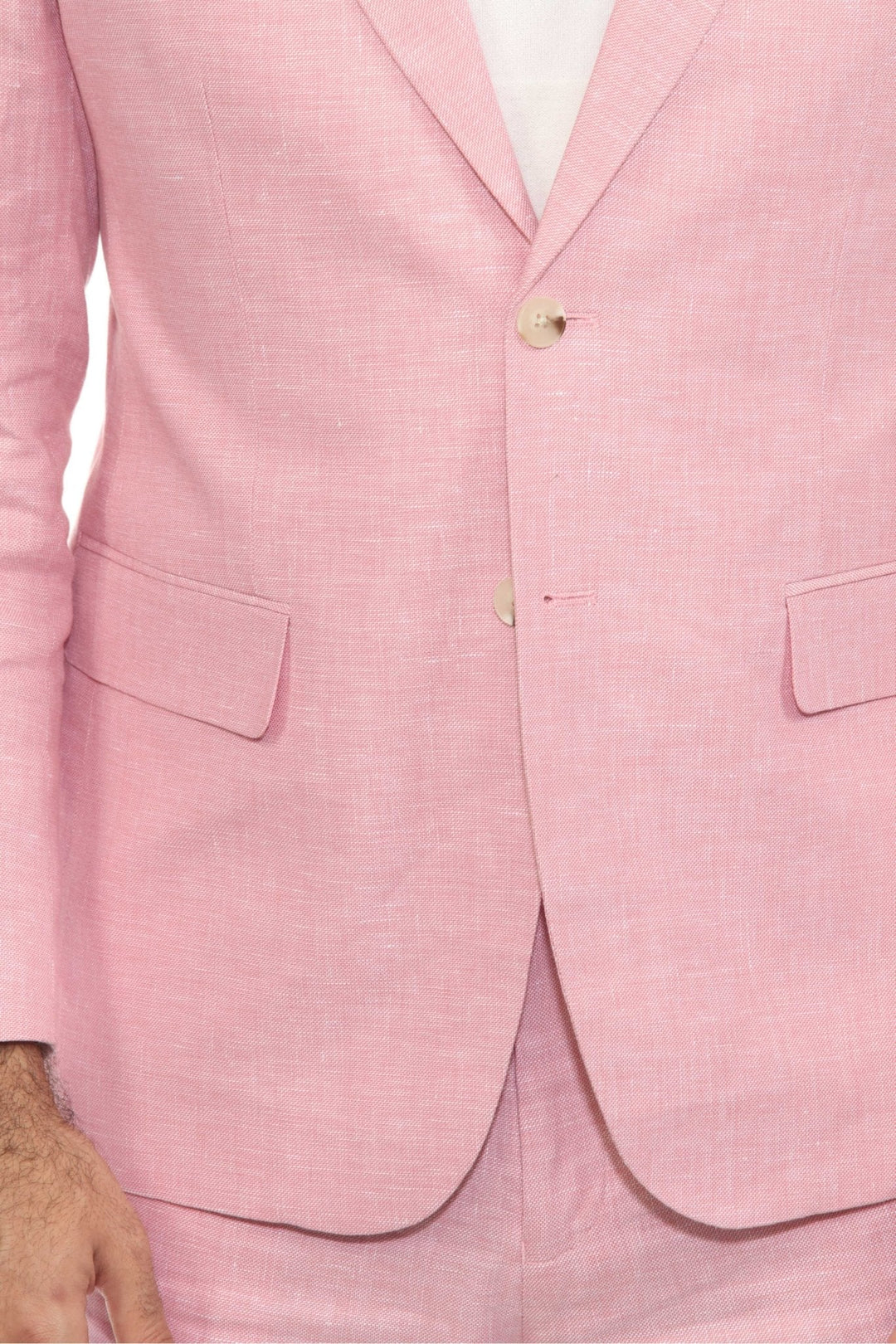 Mojito Reserve Men's Textured Linen Cotton Blend Suit - Especially Yours