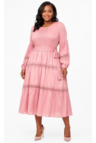 Lace Reverie Tiered Midi Dress - 83023 - Especially Yours