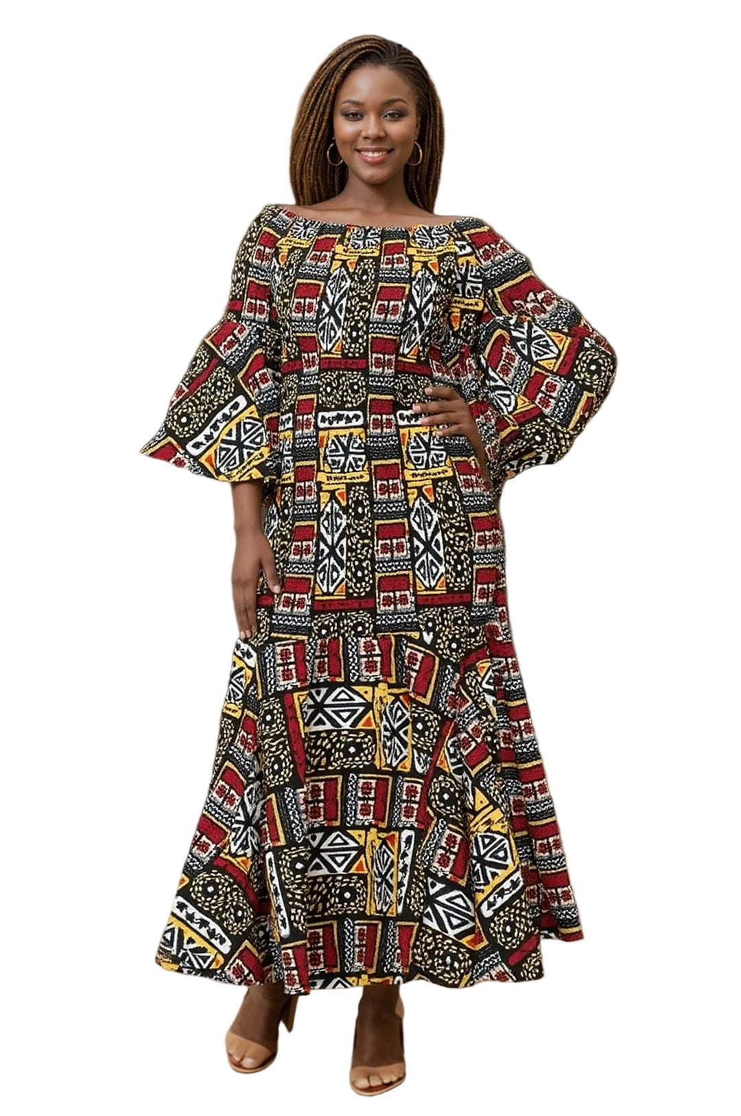 Batik Print Flounce Dress by Studio EY - Especially Yours