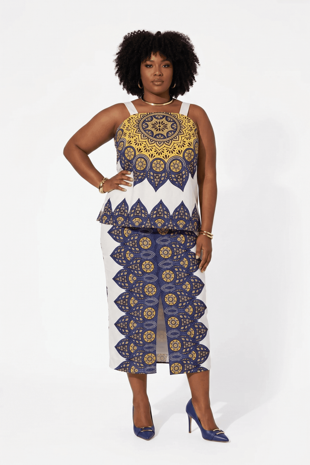 Cultural Motif Midi Dress by Studio EY - Especially Yours