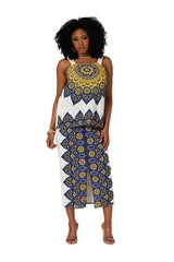 White Blue S0082