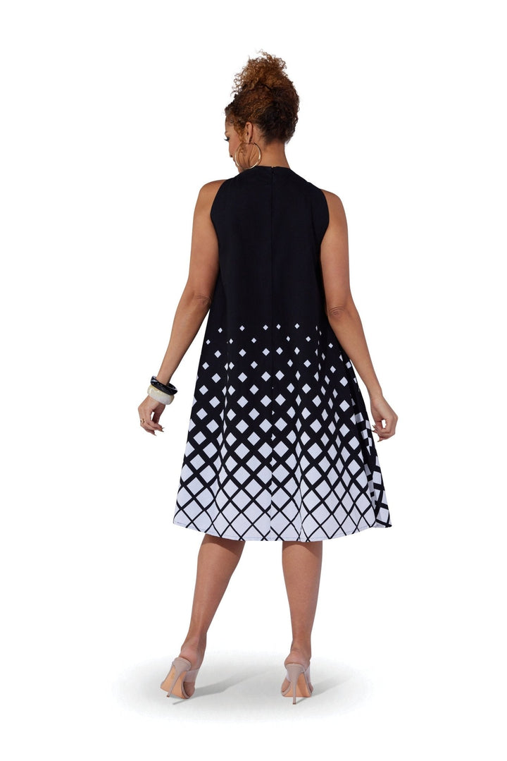 Lattice Print Swing Midi Dress by Studio EY - Especially Yours