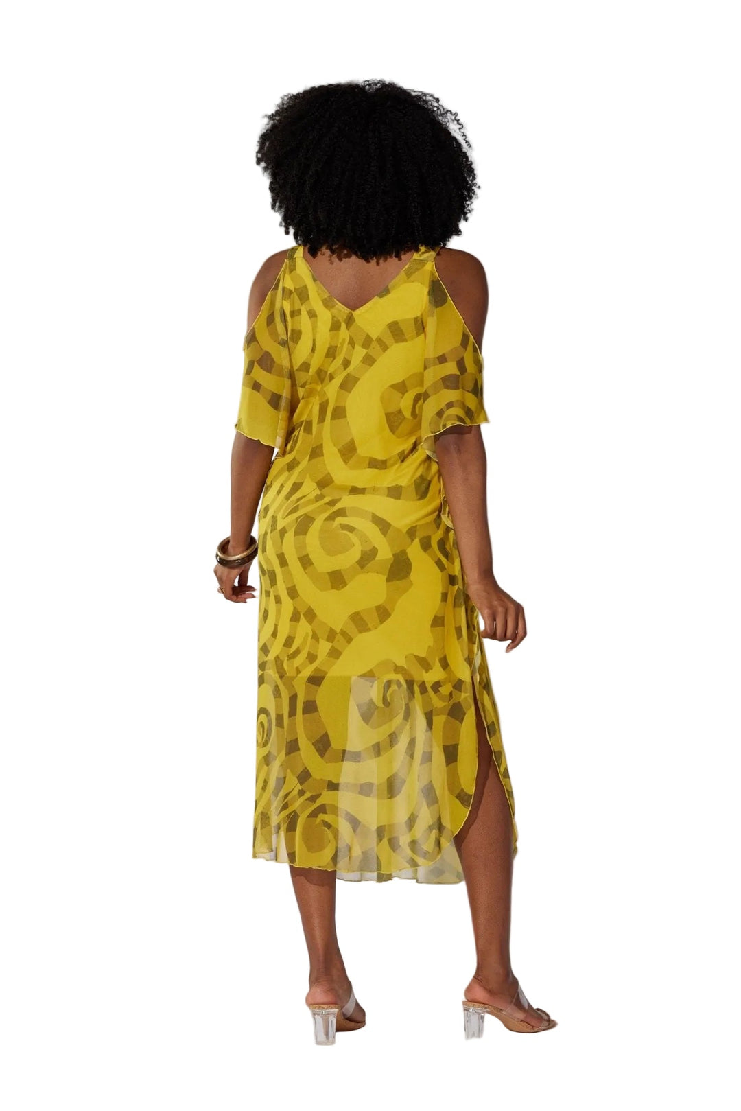 Tribal Cold Shoulder Midi Dress by Studio EY - Especially Yours