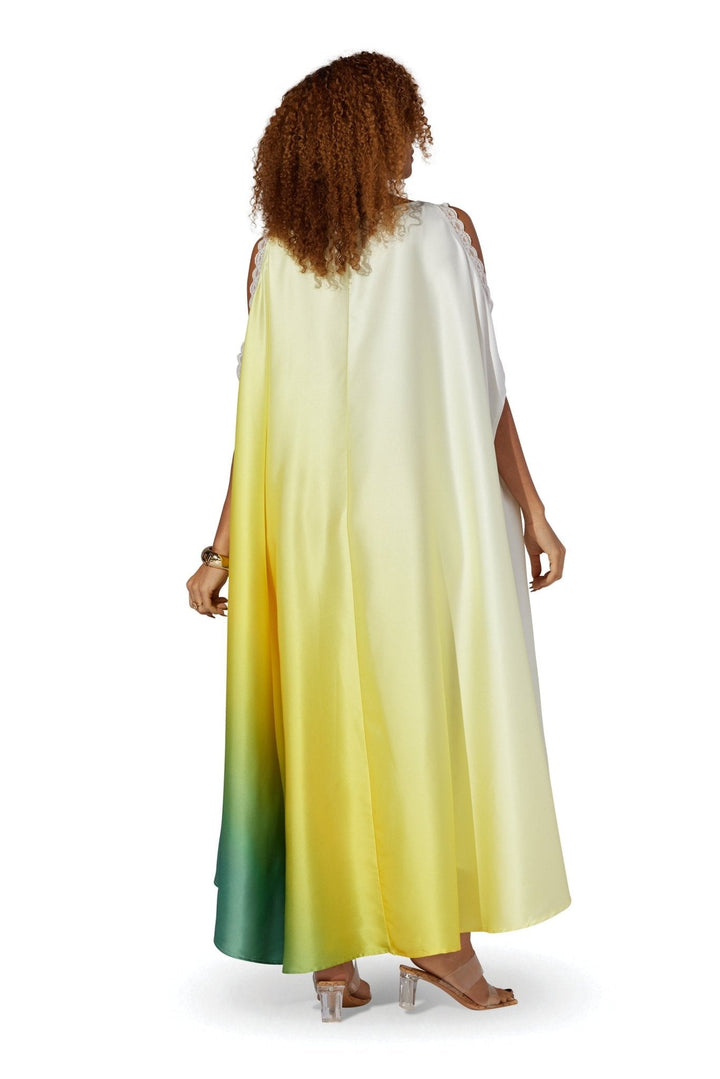 Ombre Cold - Shoulder Maxi Dress by Studio EY - Especially Yours