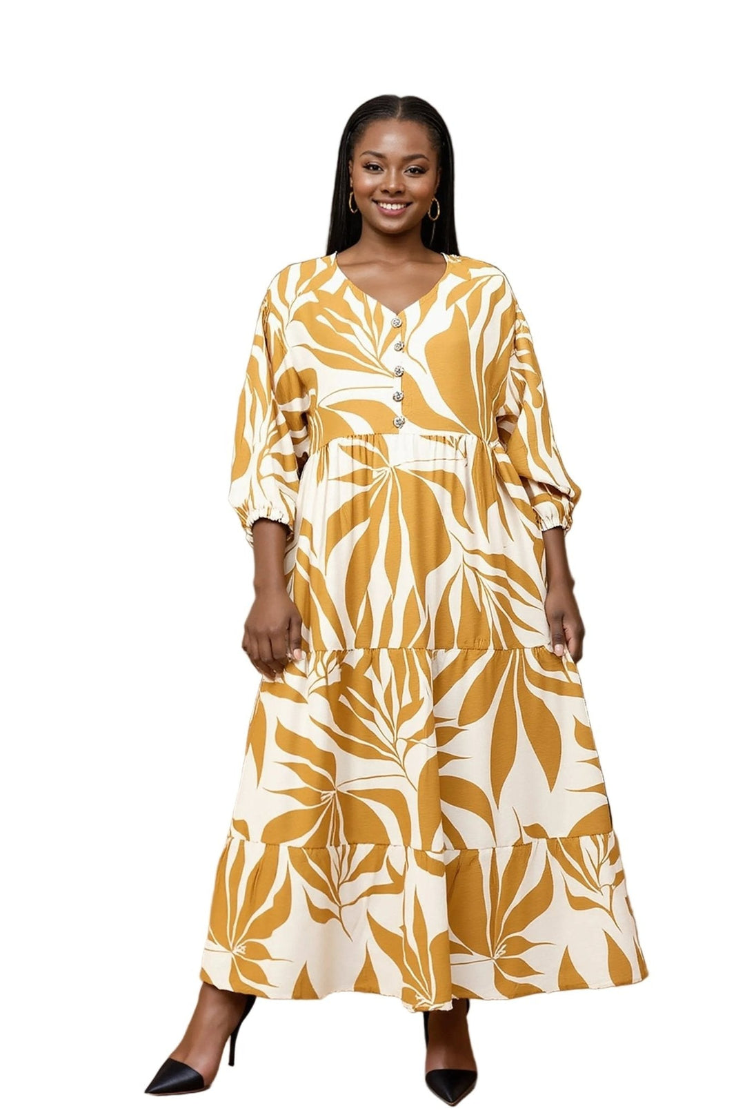 Botanical Tiered Maxi Dress by Studio EY - Especially Yours