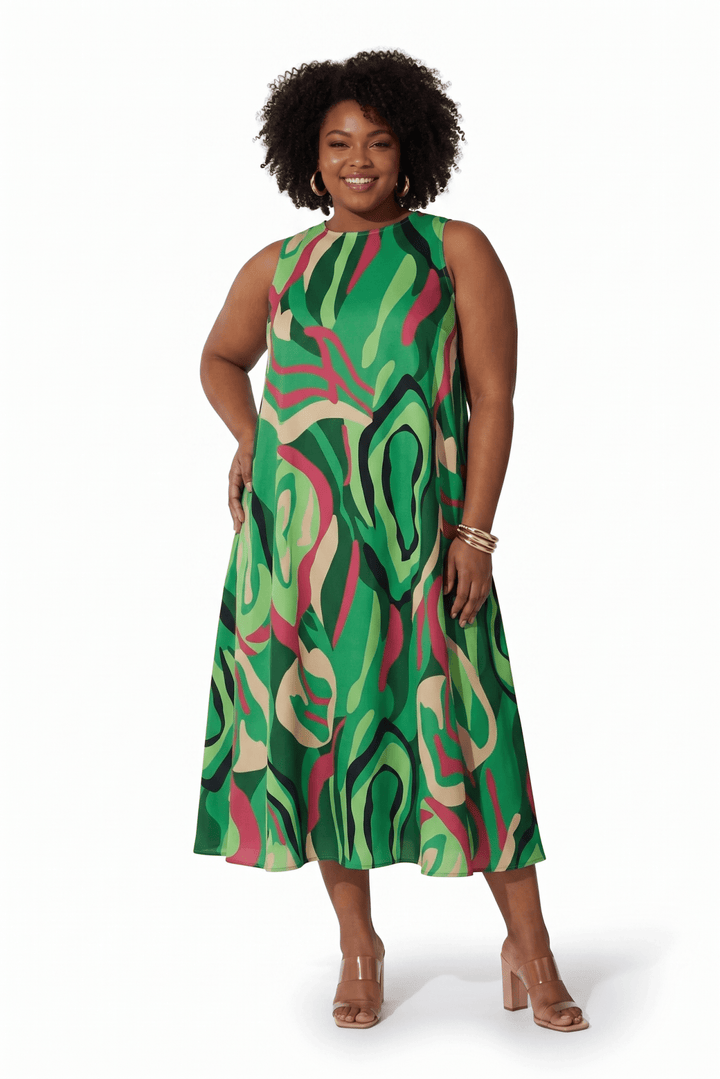 Abstract Swing Maxi Dress by Studio EY - Especially Yours